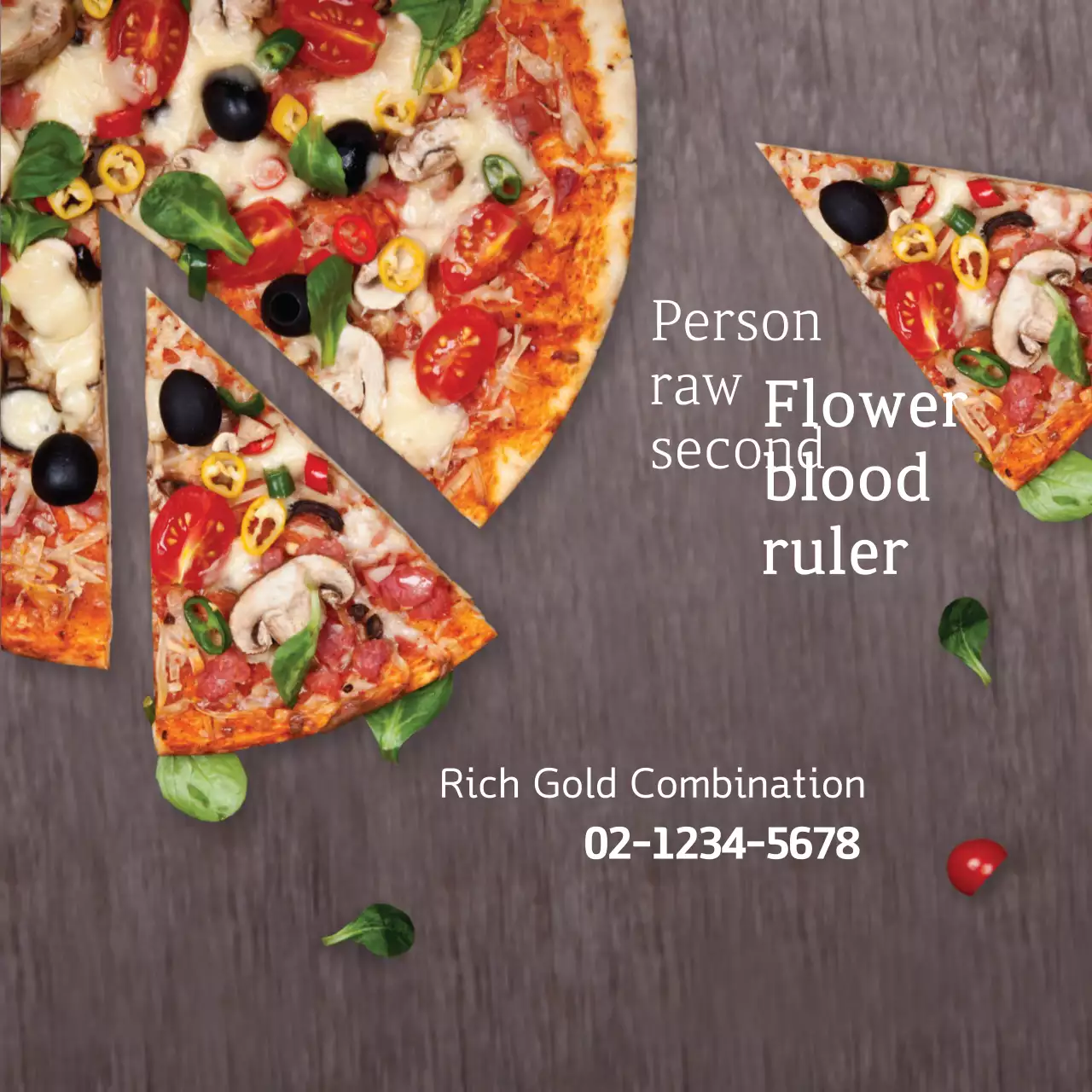 Orange Modern Pizza Promotion Banner