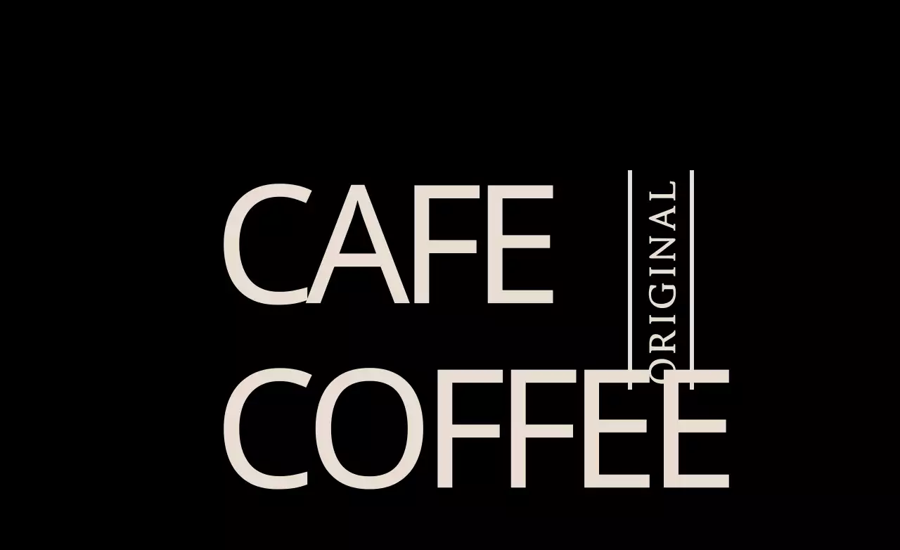 Banner de propaganda de café minimalista preto