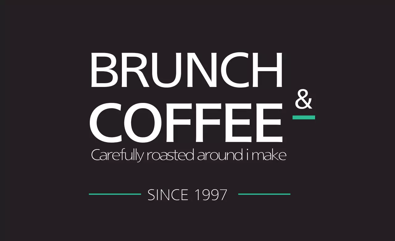 Banner promocional de café preto moderno