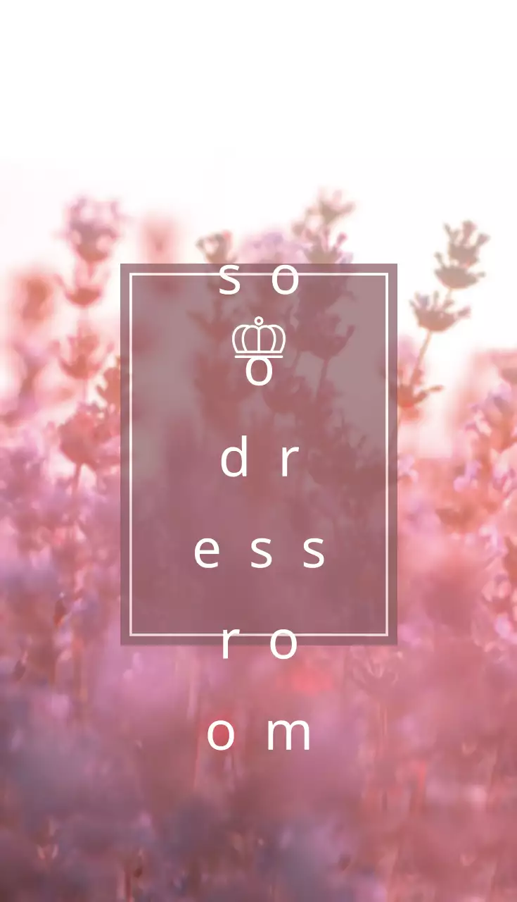 Kartu Nama Ruang Ganti Elegan Berwarna Pink