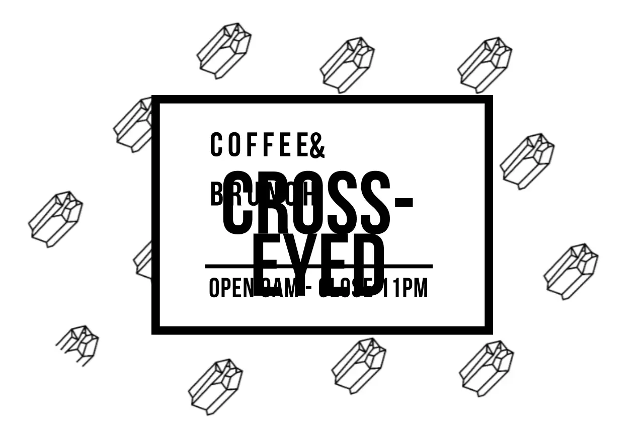 Spanduk Promosi Kopi Minimal Hitam