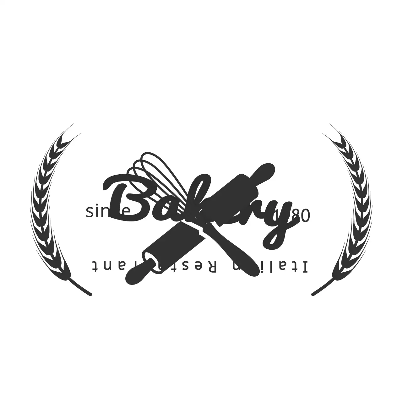 Black Classic Bakery Logo