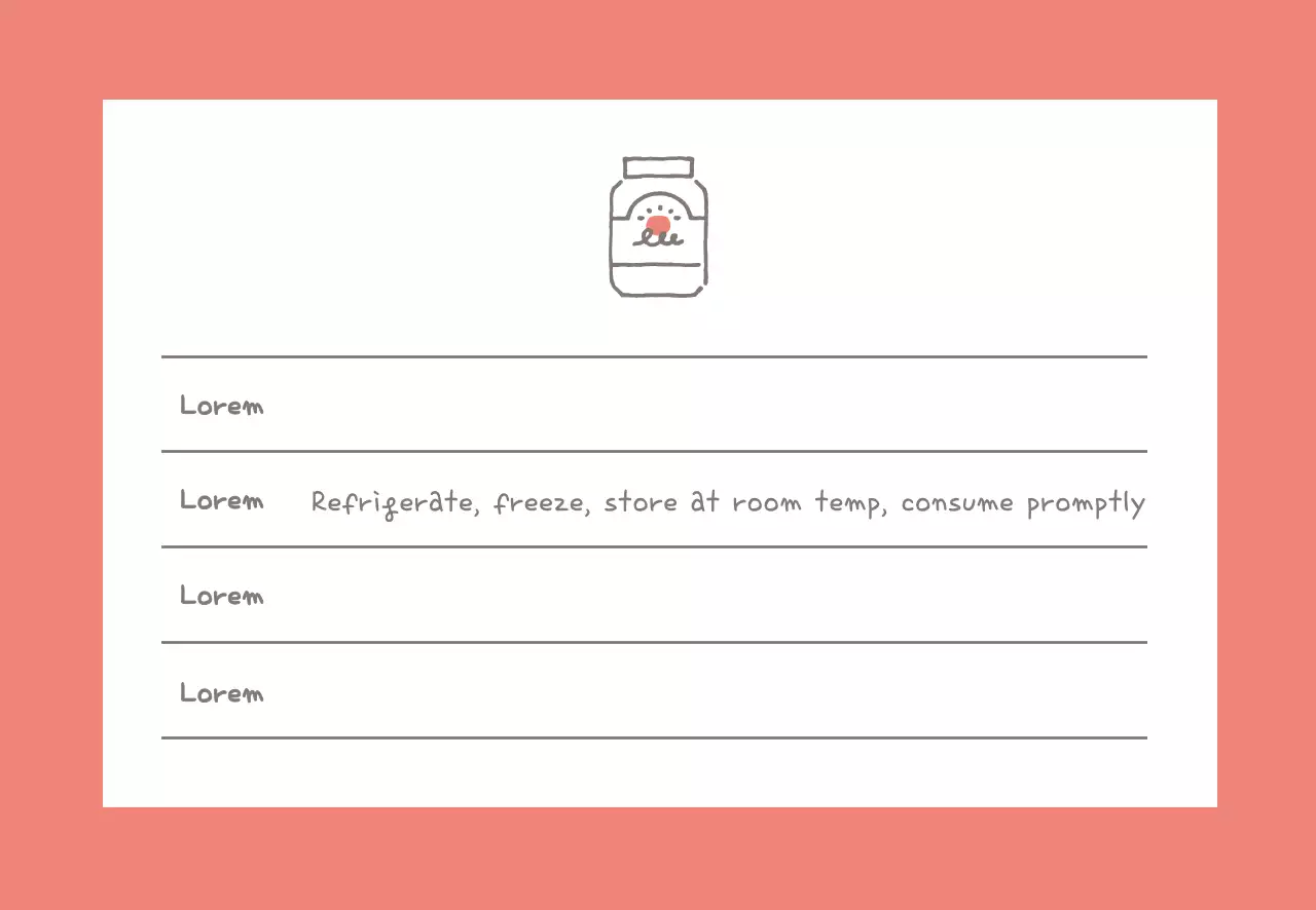 biểu tượng màu hồng ngày hết hạn thực phẩm đơn giản