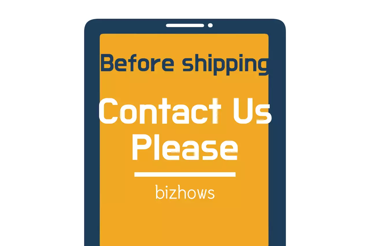 Orange Modern Shipping Notice Banner