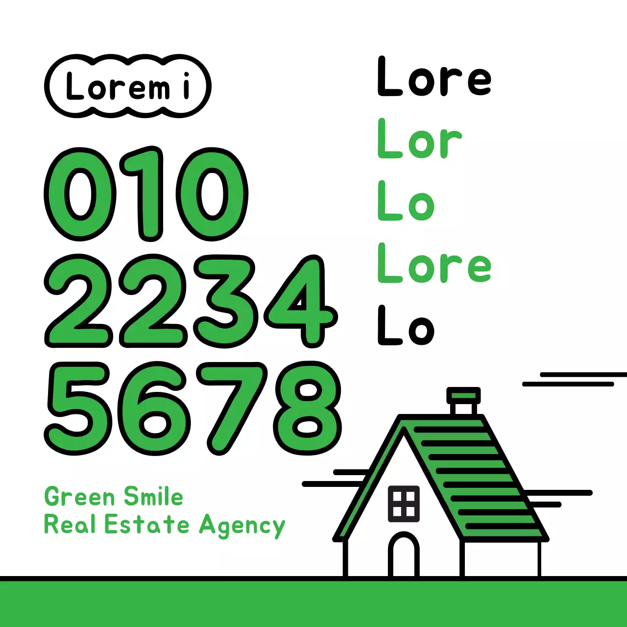 Green Simple Real Estate Promotion Banner