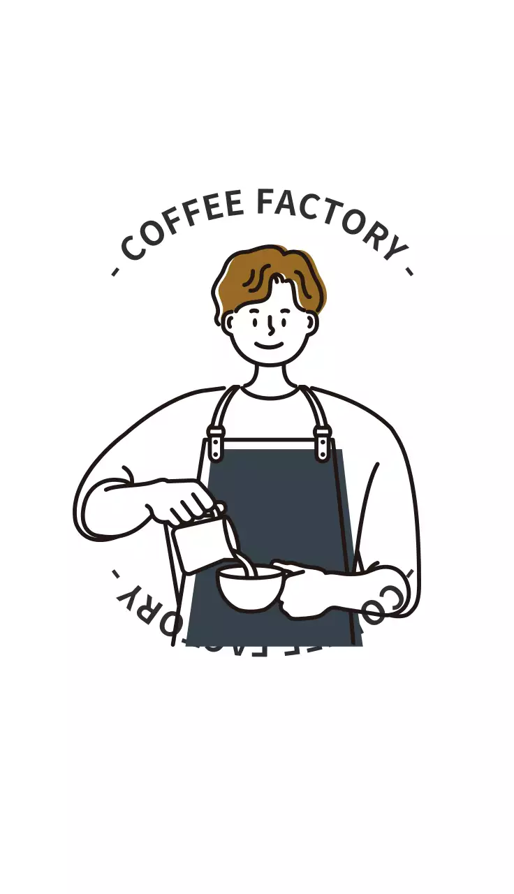 Cartão de visita de café barista