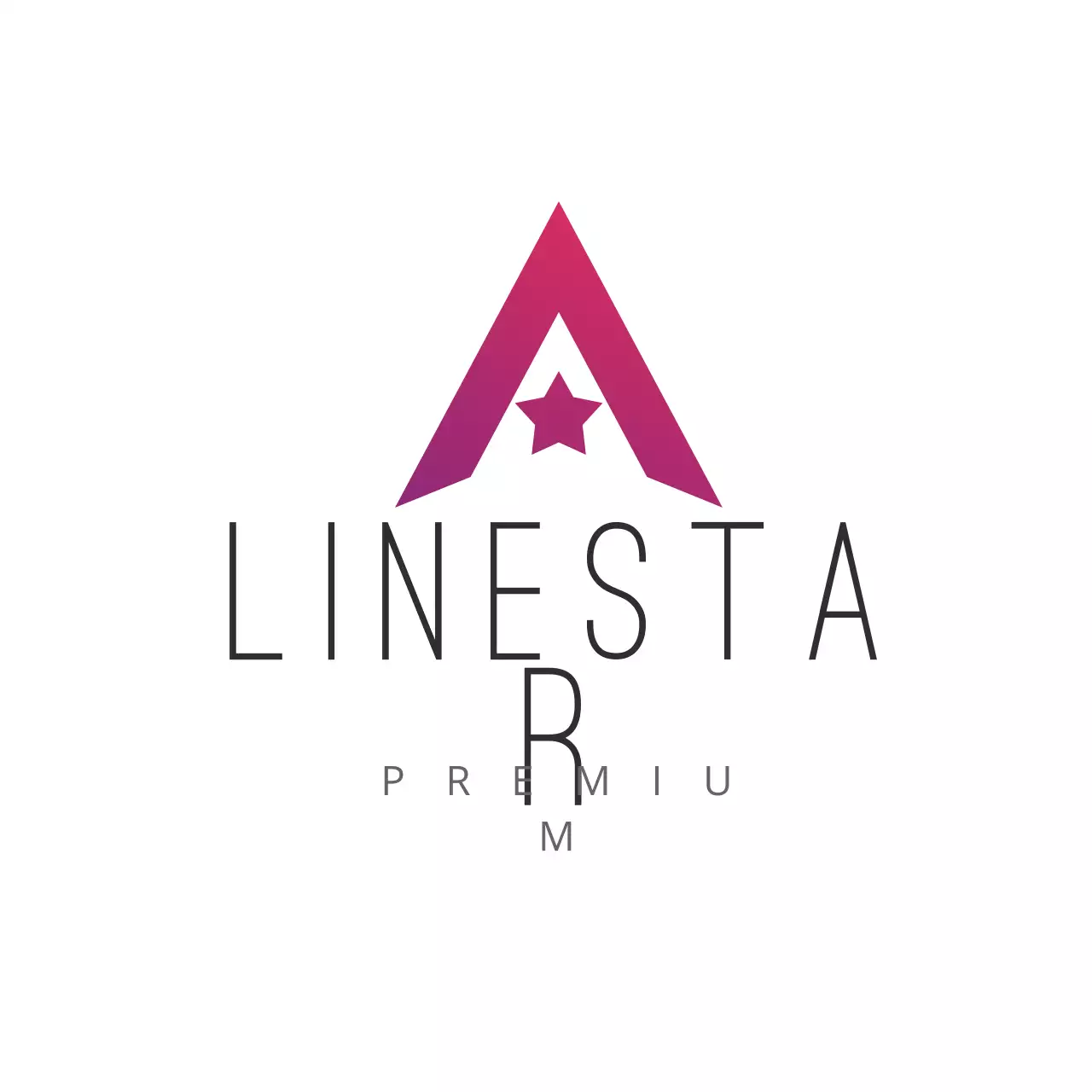 Red Minimal Business Card Logo