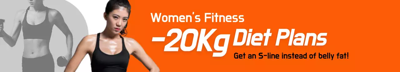 Banner de promoção de fitness moderno laranja