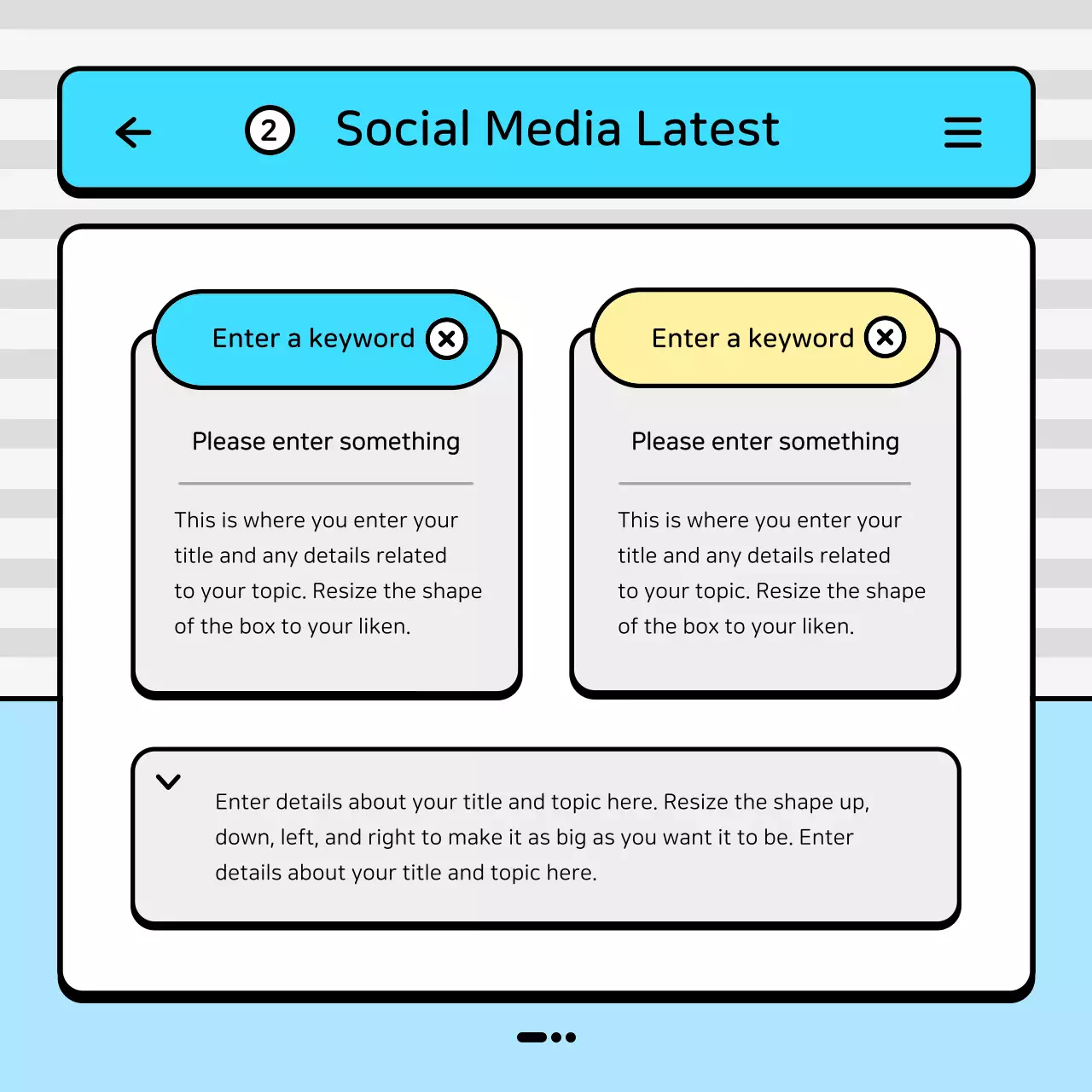 Blue Modern Marketing Report Instagram Carousel
