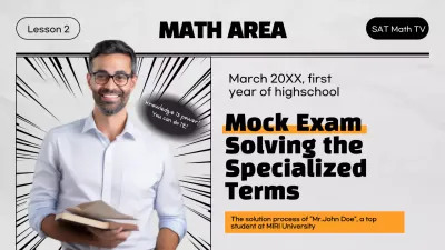 White Professional Math Course YouTube Thumbnail
