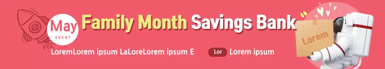 Banner de promoção de economia da moda vermelha