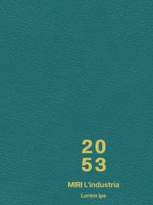 Copertina dell'agenda industriale