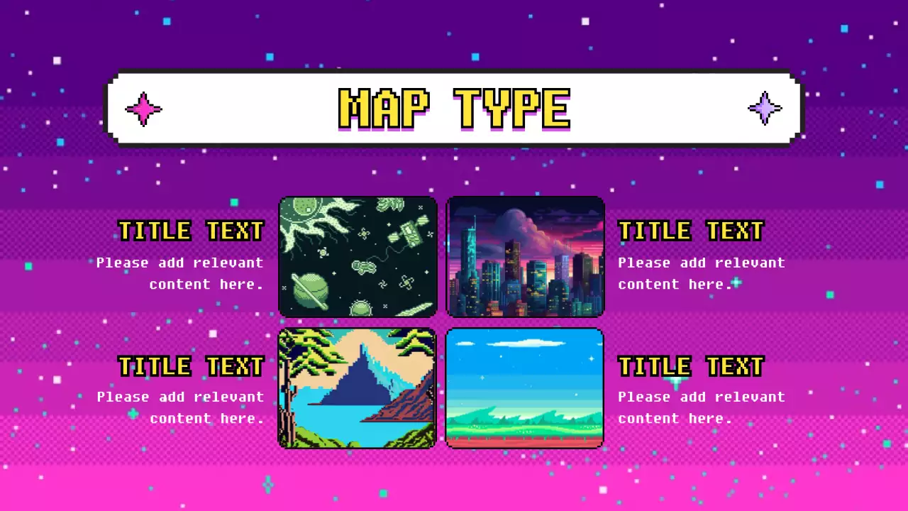 Purple Retro Game Guide Presentation