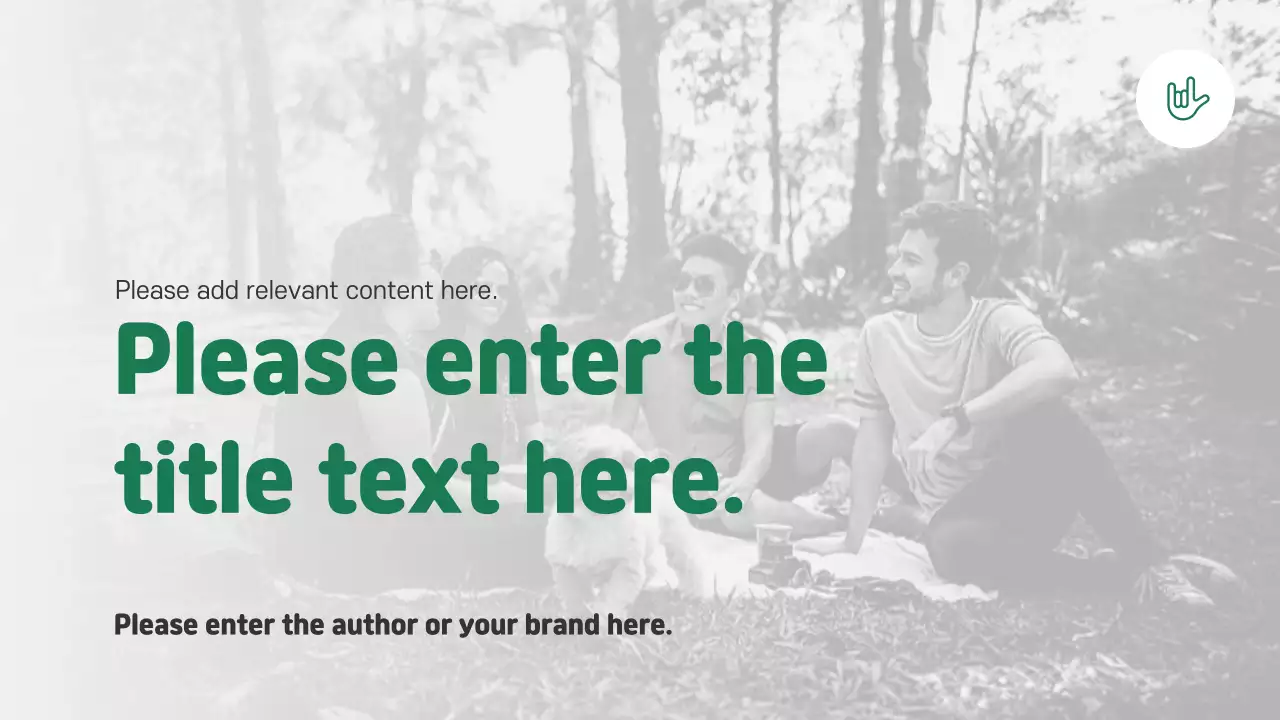 Green Minimal Business Presentation