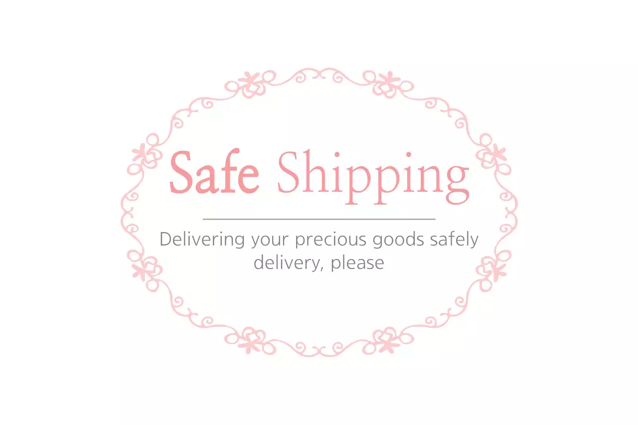 Pink Elegant Shipping Notice Banner