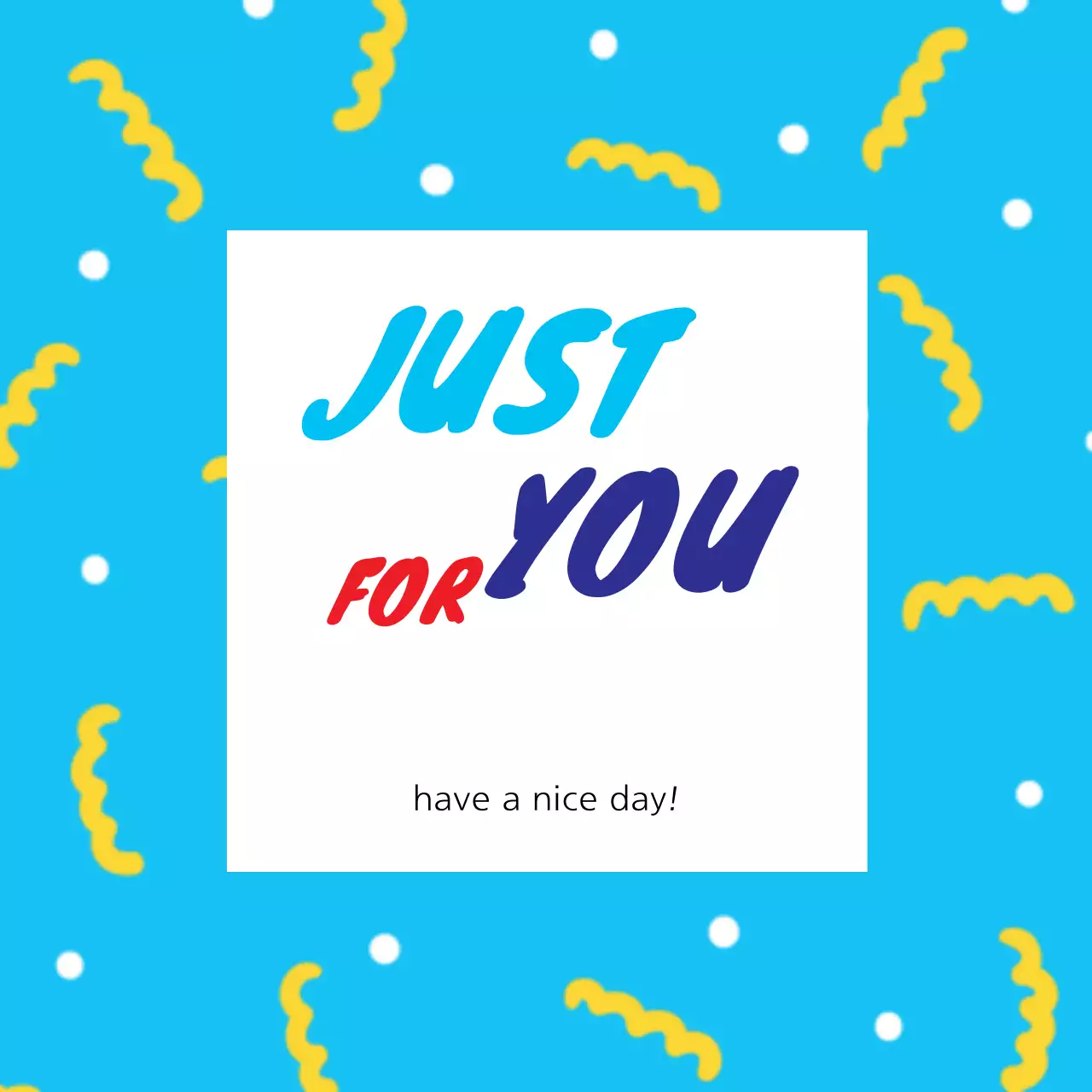 Blue Trendy Greetings Card Banner