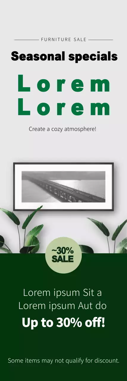 A fotografia ecológica destaca o mobiliário limpo Promova o seu evento