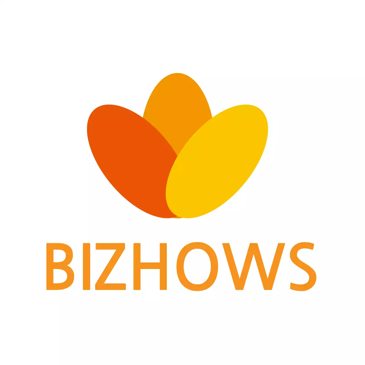 Orange Modern Business Card Logo