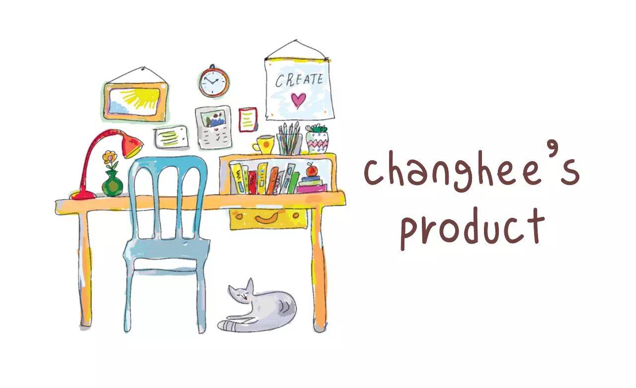 Spanduk Ilustrasi Ruang Kerja Artistik Kuning