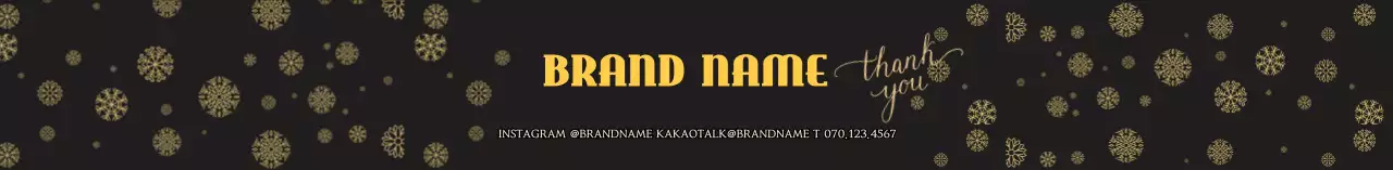 Kopi Belanda dengan sentuhan Natal berwarna hitam dan emas