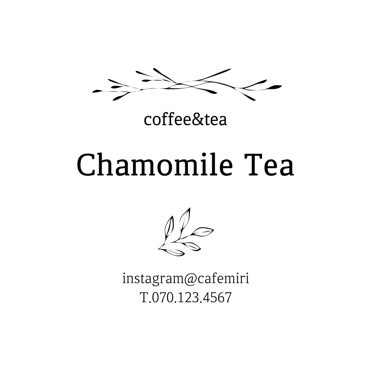 Kafe Ilustrasi Sederhana Putih