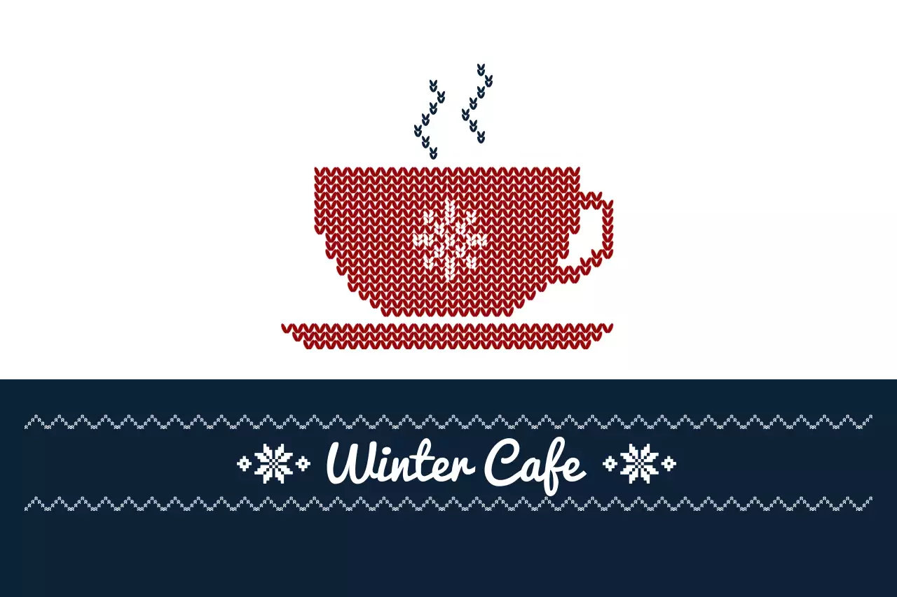Red Vintage Cafe Promotion Banner