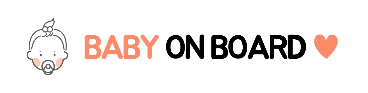 Baby Carrier Car Magnet