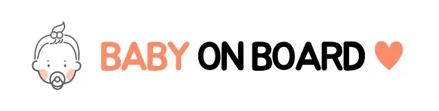 Baby Carrier Car Magnet