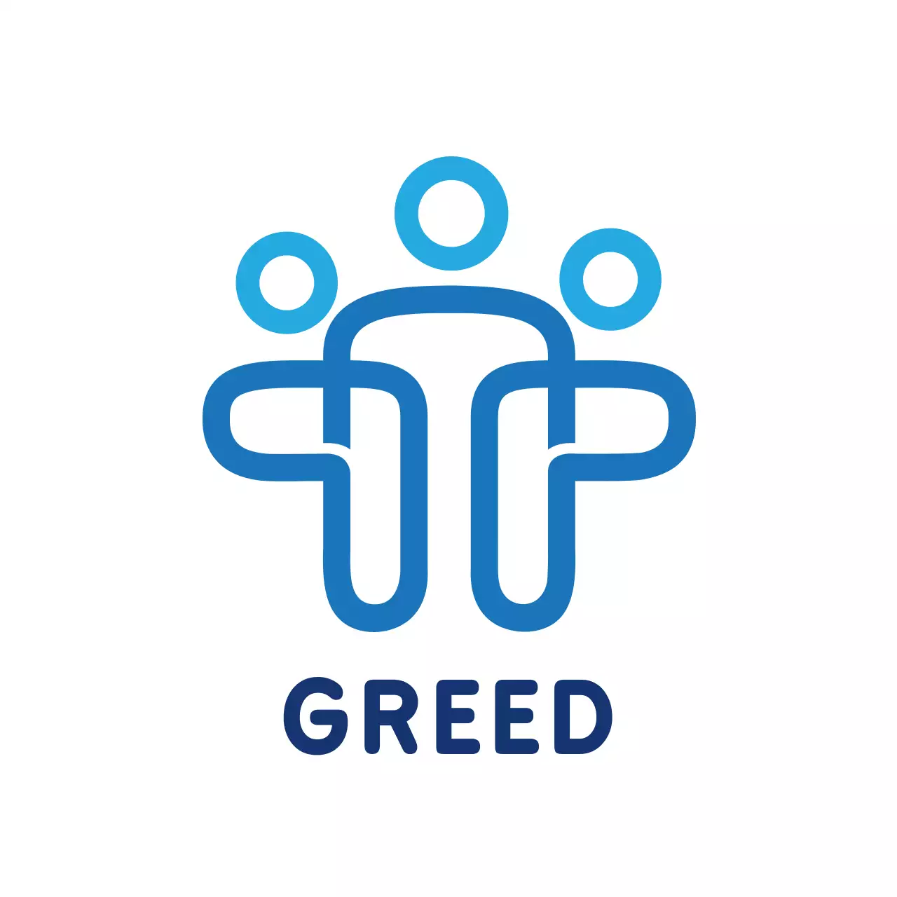 Blue Minimal Business Logo