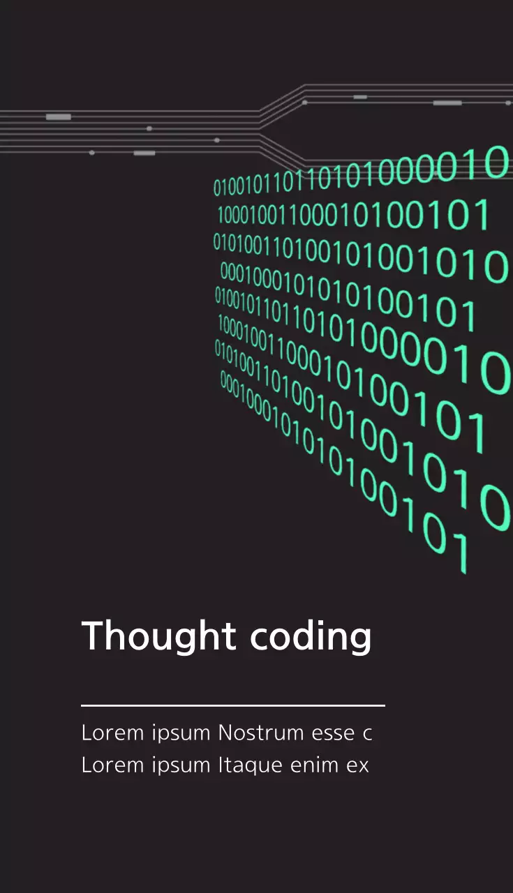 Black Modern Tech Advertisement Business Card