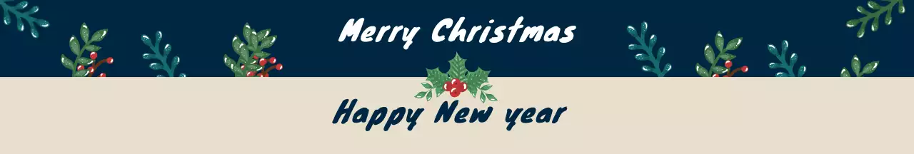 azul Ilustração Natal Ano Novo