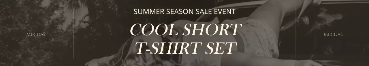 Banner de promoção de moda preta da moda