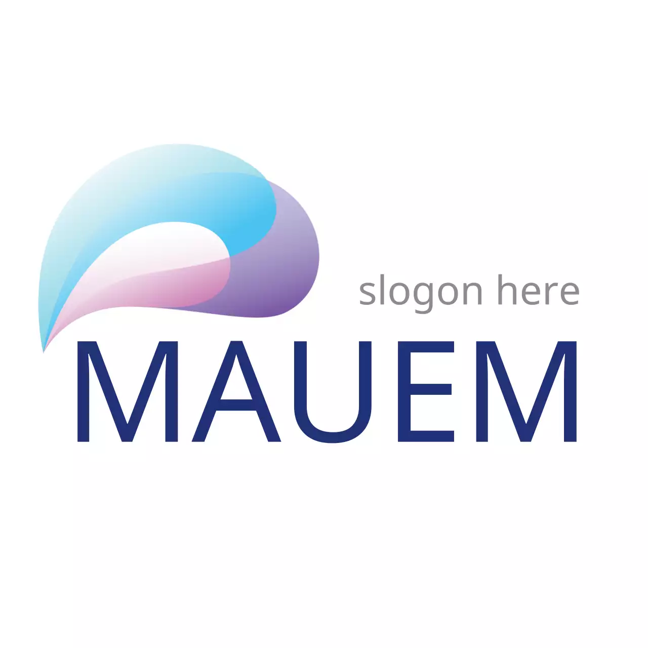 Rainbow Modern Design Logo