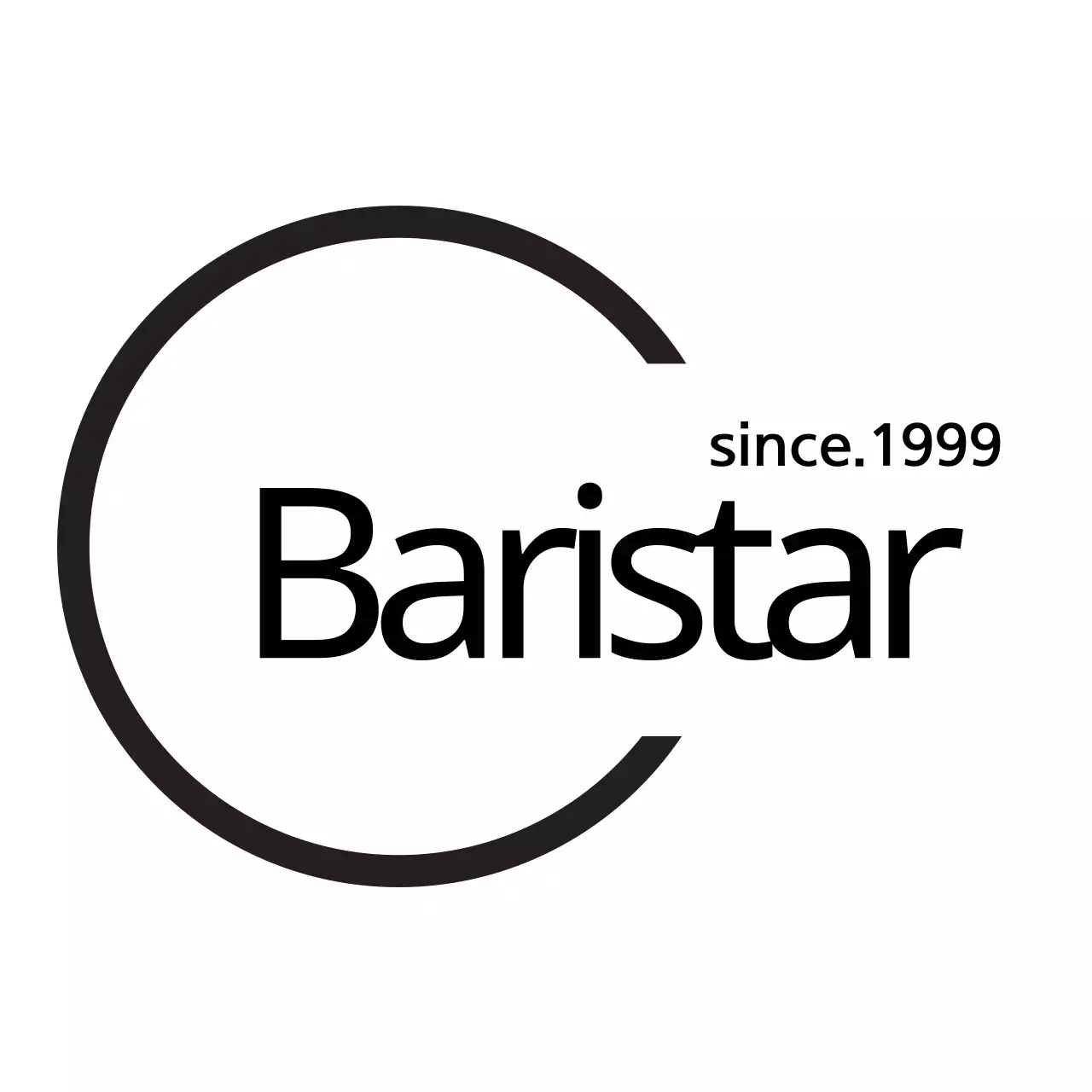 Logotipo empresarial de café moderno preto