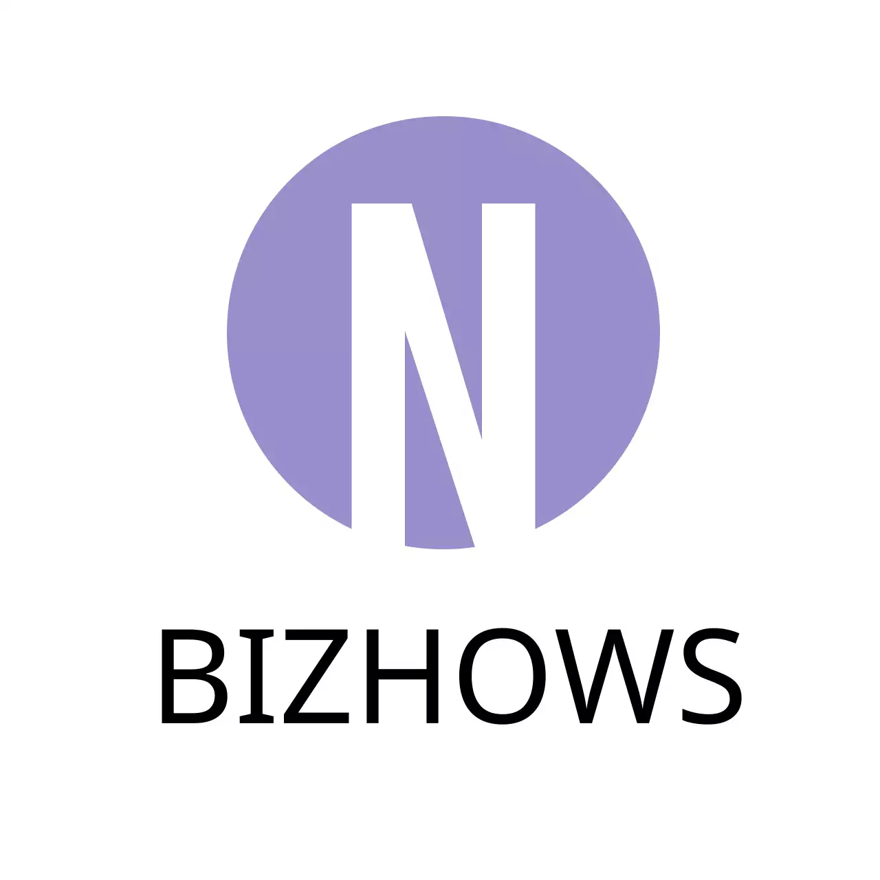 Purple Minimal Business Card Logo