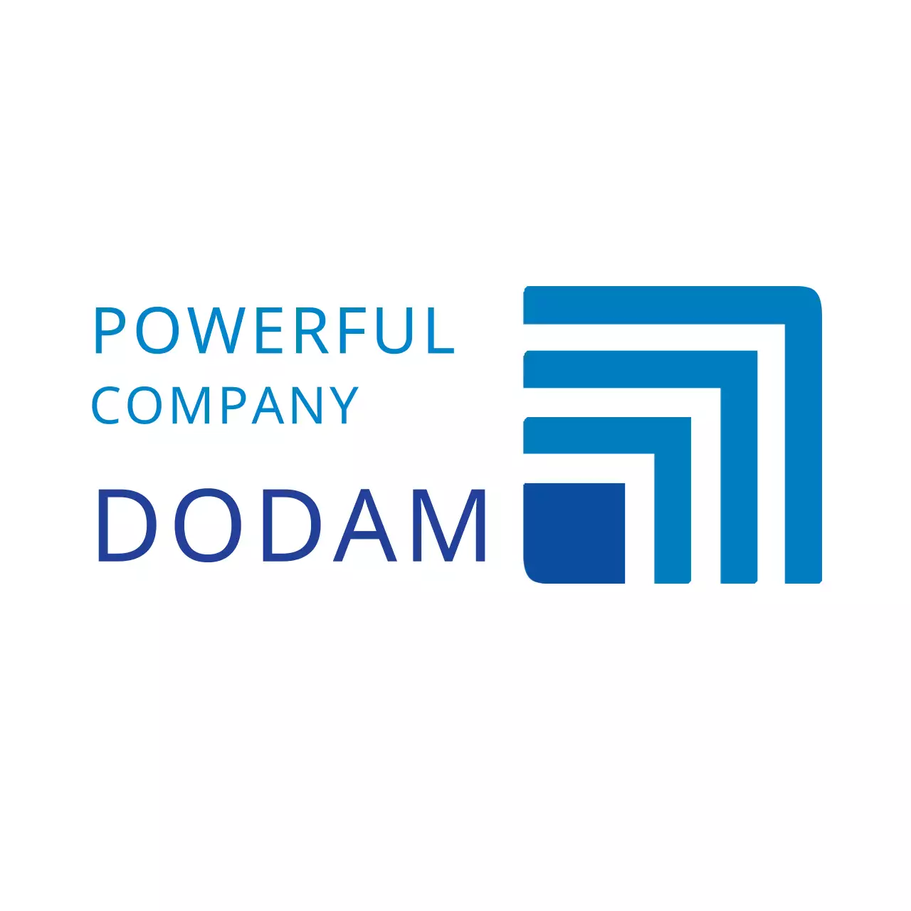 Blue Modern Company Logo