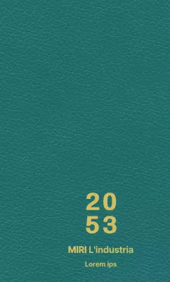 Copertina dell'agenda industriale