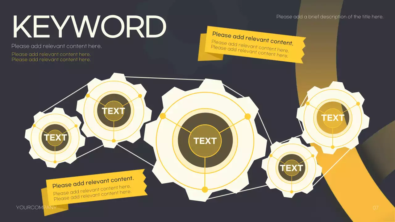 Yellow Abstract Business Plan Presentation