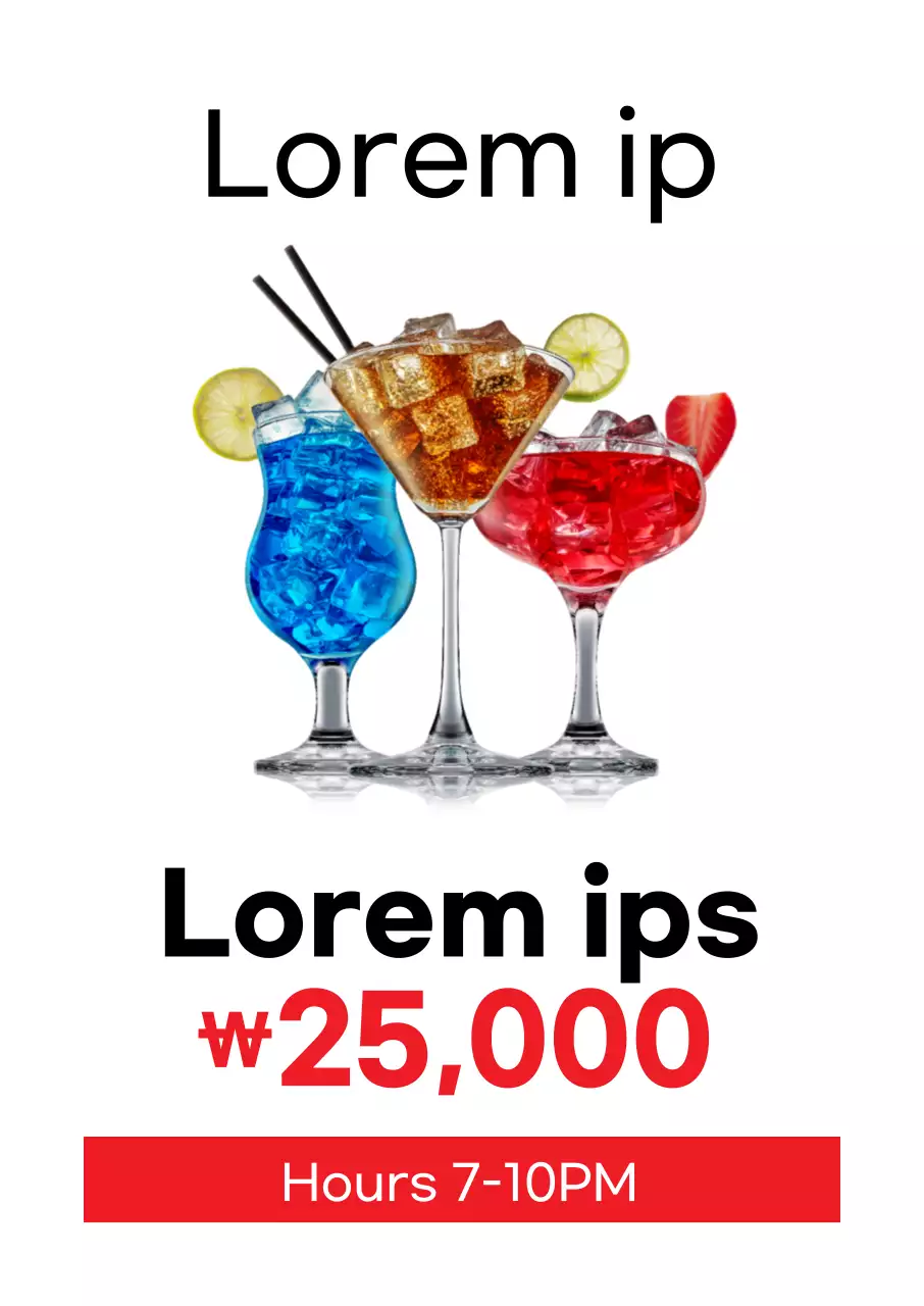 Quầy bar cocktail đơn giản màu trắng khuyến mãi sự kiện không giới hạn