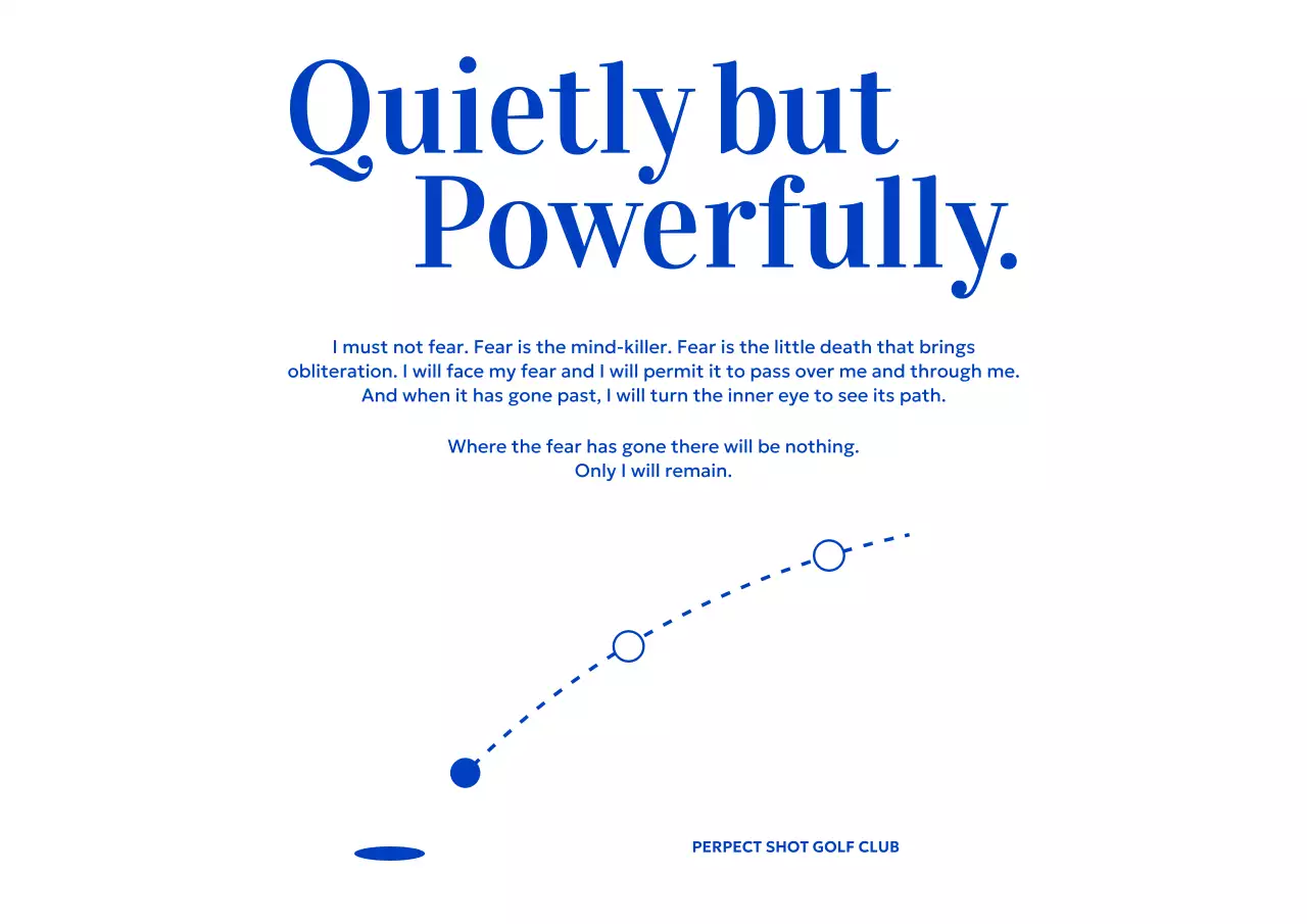 Designing Golf Merchandise with Golf Ball Trajectories