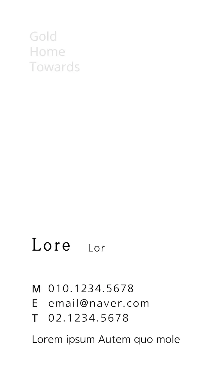 Kartu Nama Budaya Minimalis Putih