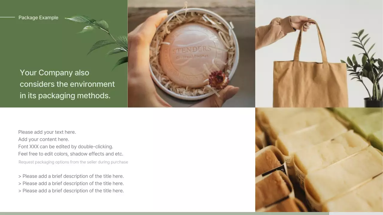 Green Minimal Soap Promotion Presentation