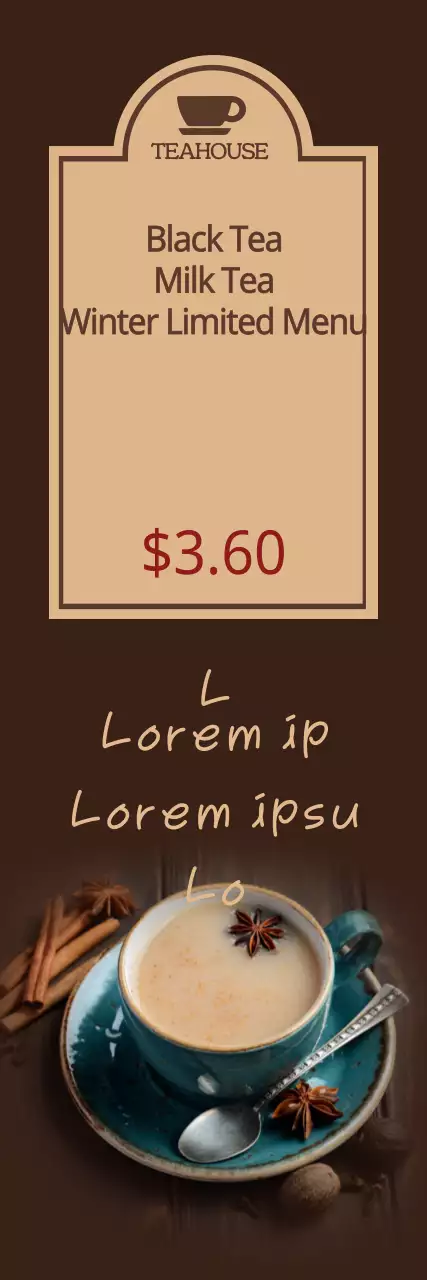 Chá preto chá com leite