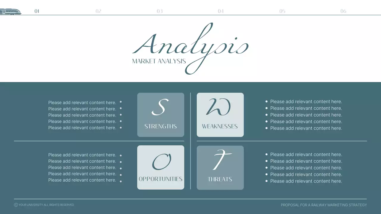 블루 엘레강트 철도 마케팅 계획 프레젠테이션