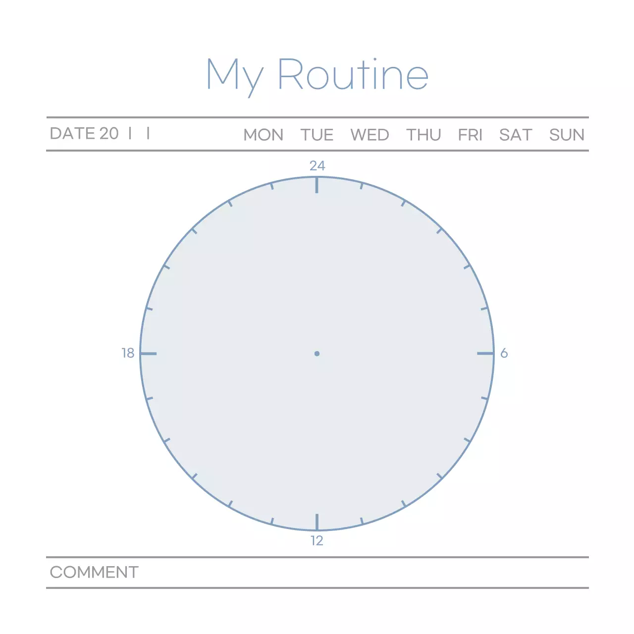 Rencana Sederhana Bentuk Biru