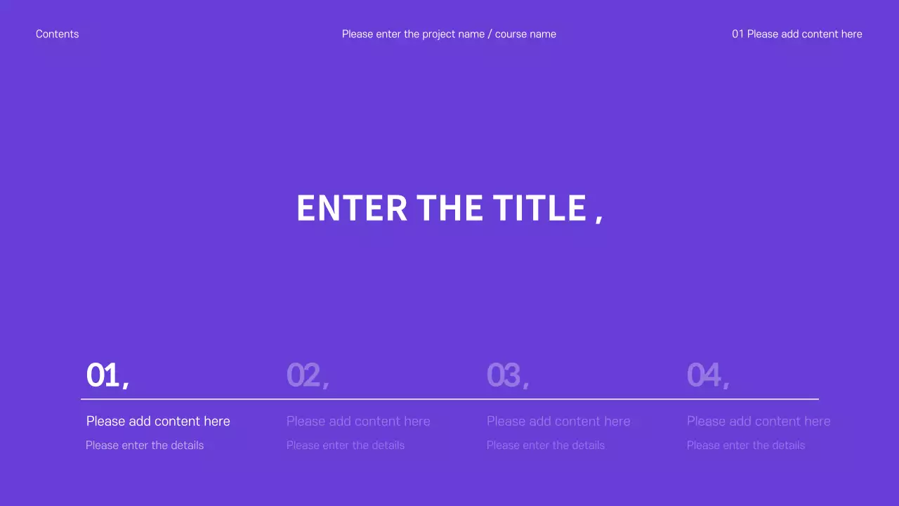 Presentasi Panduan Minimalis Berwarna-warni