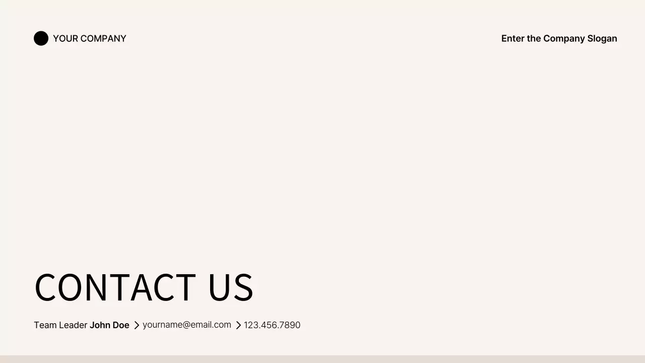 Beige Minimalist Business Report Presentation