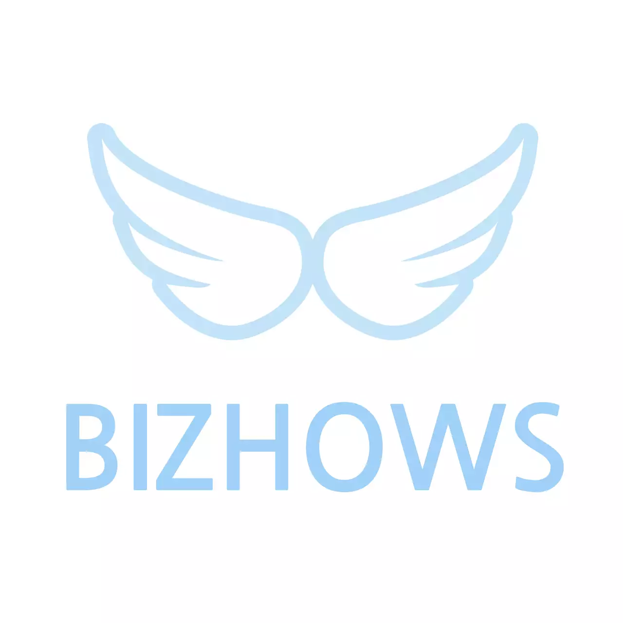 Blue Minimal Business Card Logo