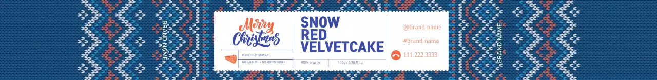 Kue Natal Pola Sweater Angkatan Laut