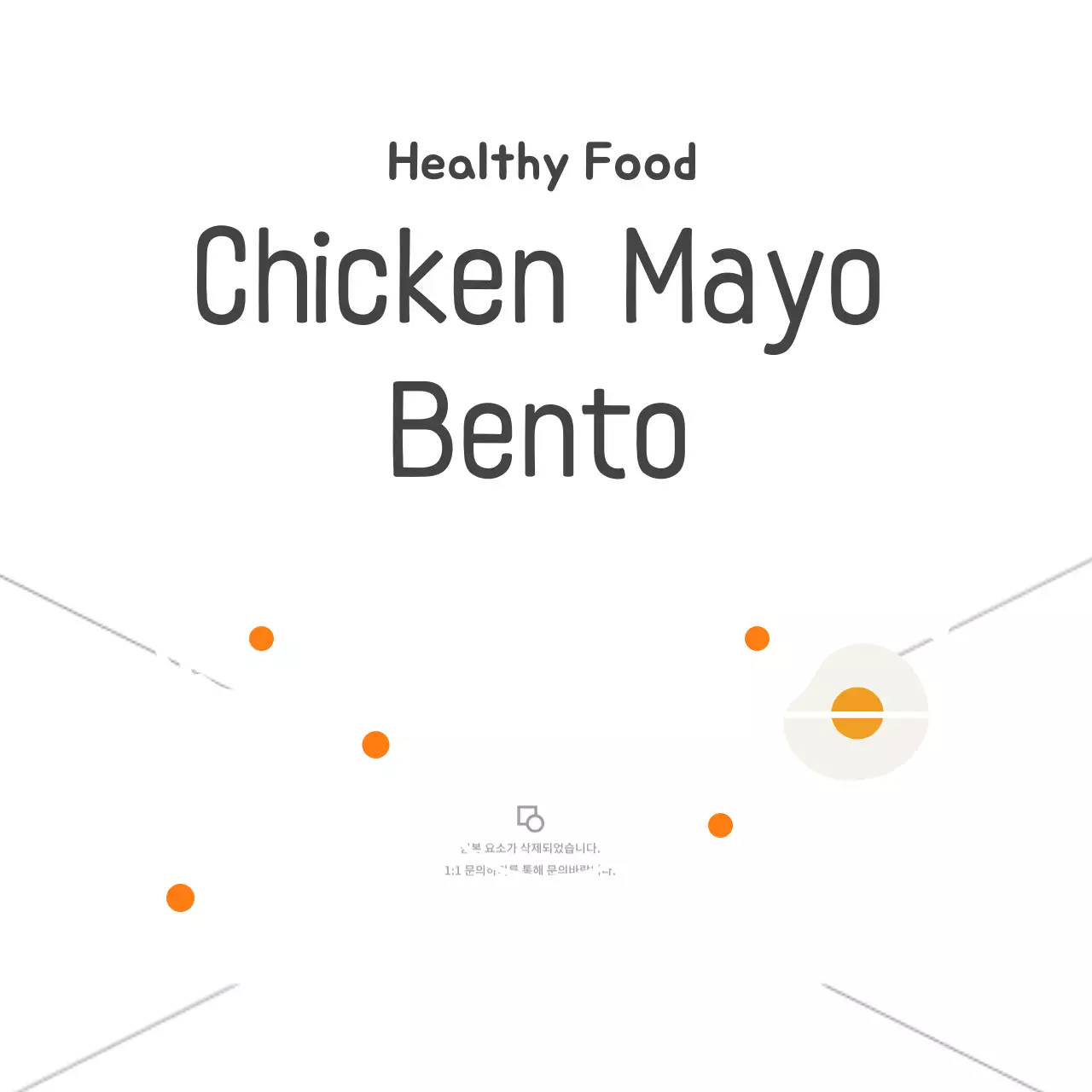 Chicken Mayo Bento